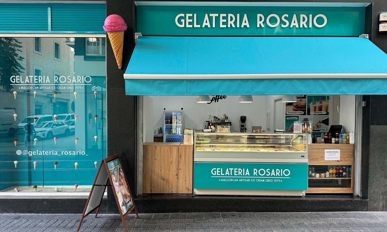 gelateria rosario heladerias ice cream shops palma mallorca nakar hotel