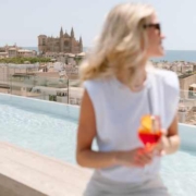 _F Nakar hotel MallorcaNakar hotel Mallorca - The best rooftop in Palma - Sunset, drinks & Palma from above azotea Palma Dachterrasse