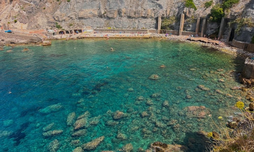 cala banyalbufar best coves tramuntana mountain range mallorca